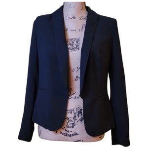 Black Cynthia Rowley XS Suit Long Sleeve Jacket Coat